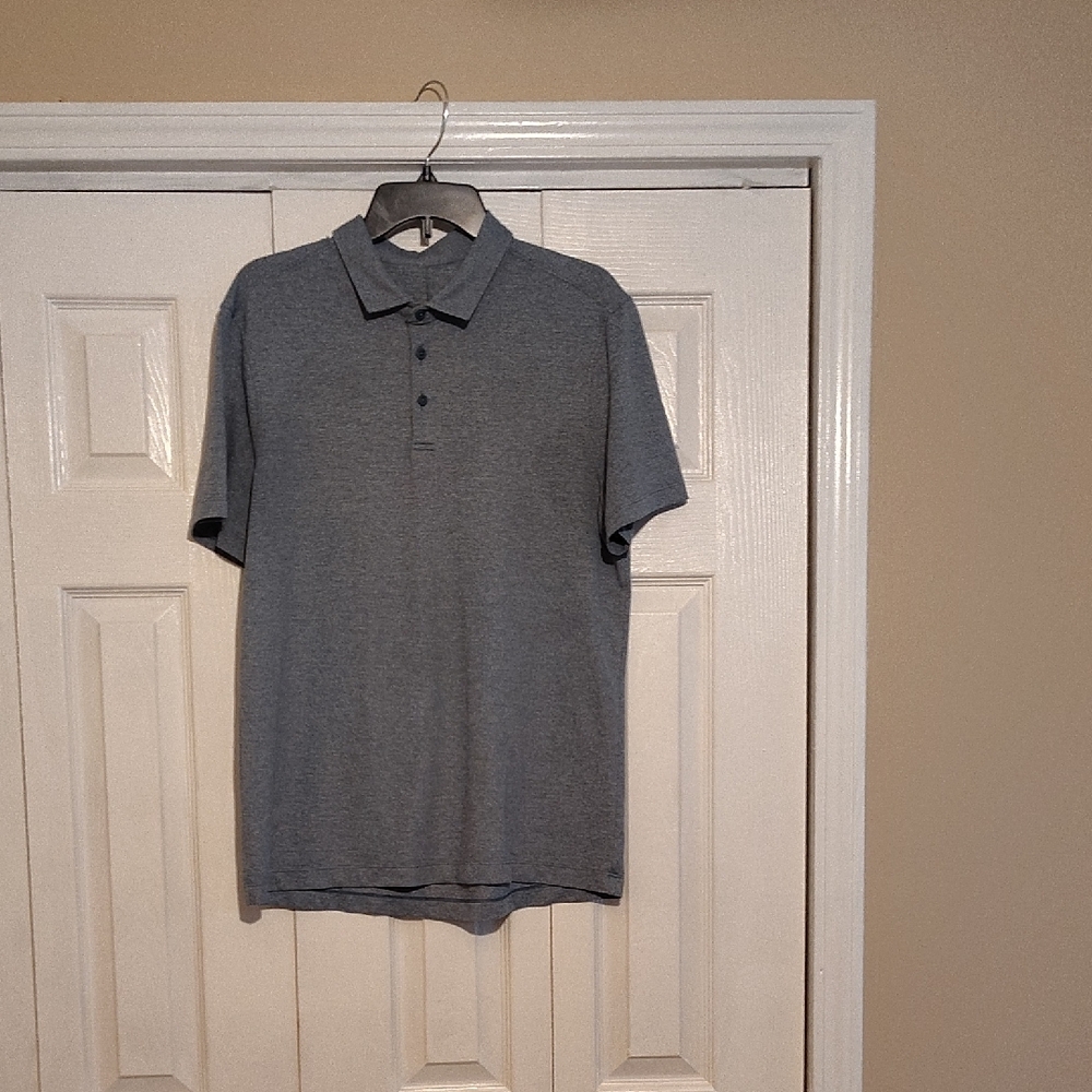Men's Lululemon Gray Polo Shirt
